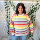 New! Rainbow Stripe Sweater