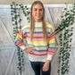 New! Rainbow Stripe Sweater