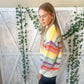 New! Rainbow Stripe Sweater