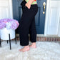 New! Black Wide Leg Pants with Pockets