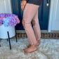 New! Lovervet Anabelle Rose Crop Flare Jeans