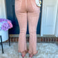 New! Lovervet Anabelle Rose Crop Flare Jeans