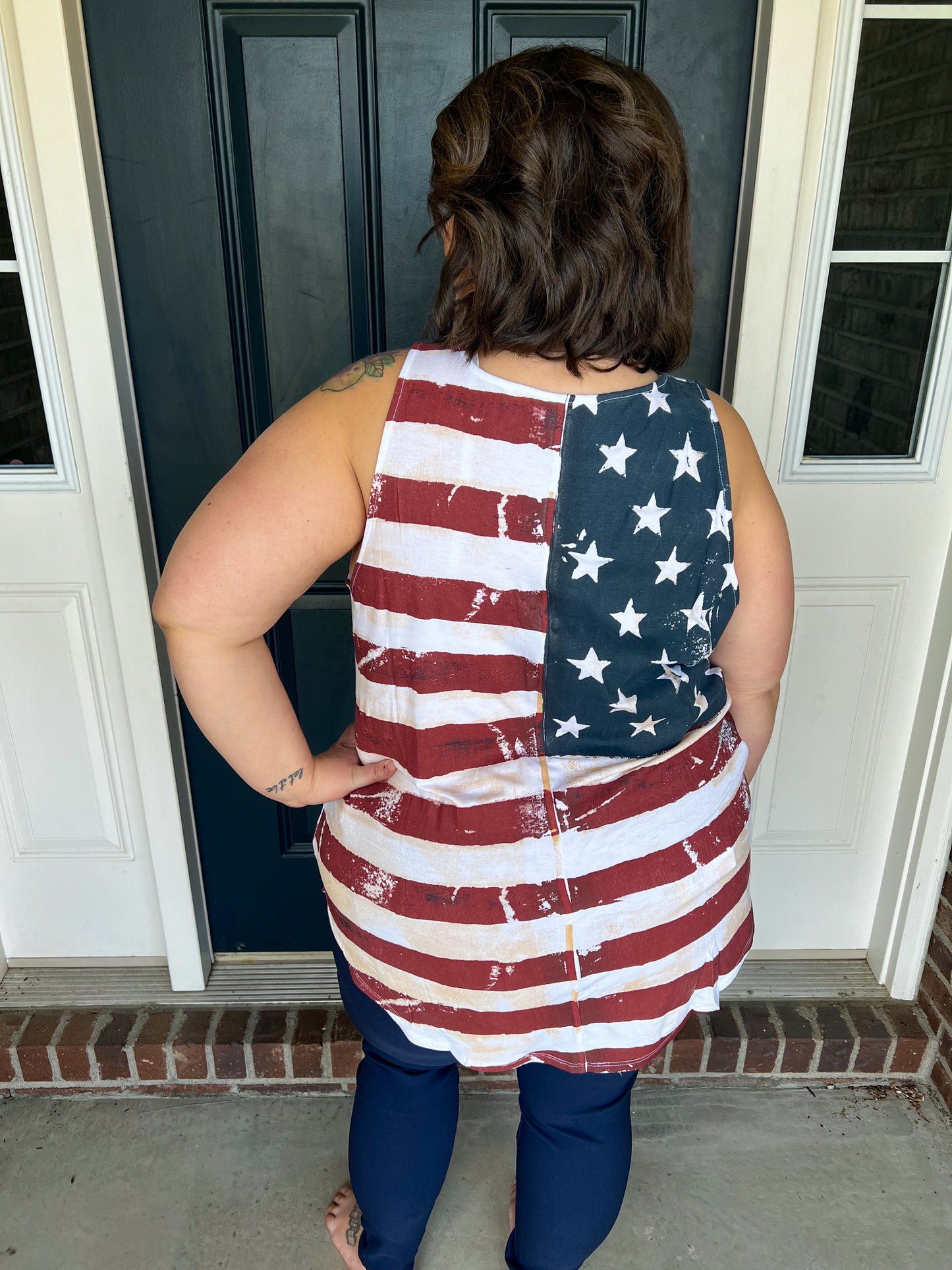Vintage Stars and Stripes Tank Top
