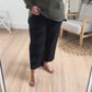 New! Vervet Olivia Wide Leg Non Distressed Crop Jeans - Black