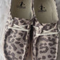 New! Corkys Kayak - Tan Metallic Leopard