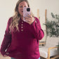 New! Aria Scuba Hoodie - Burgundy