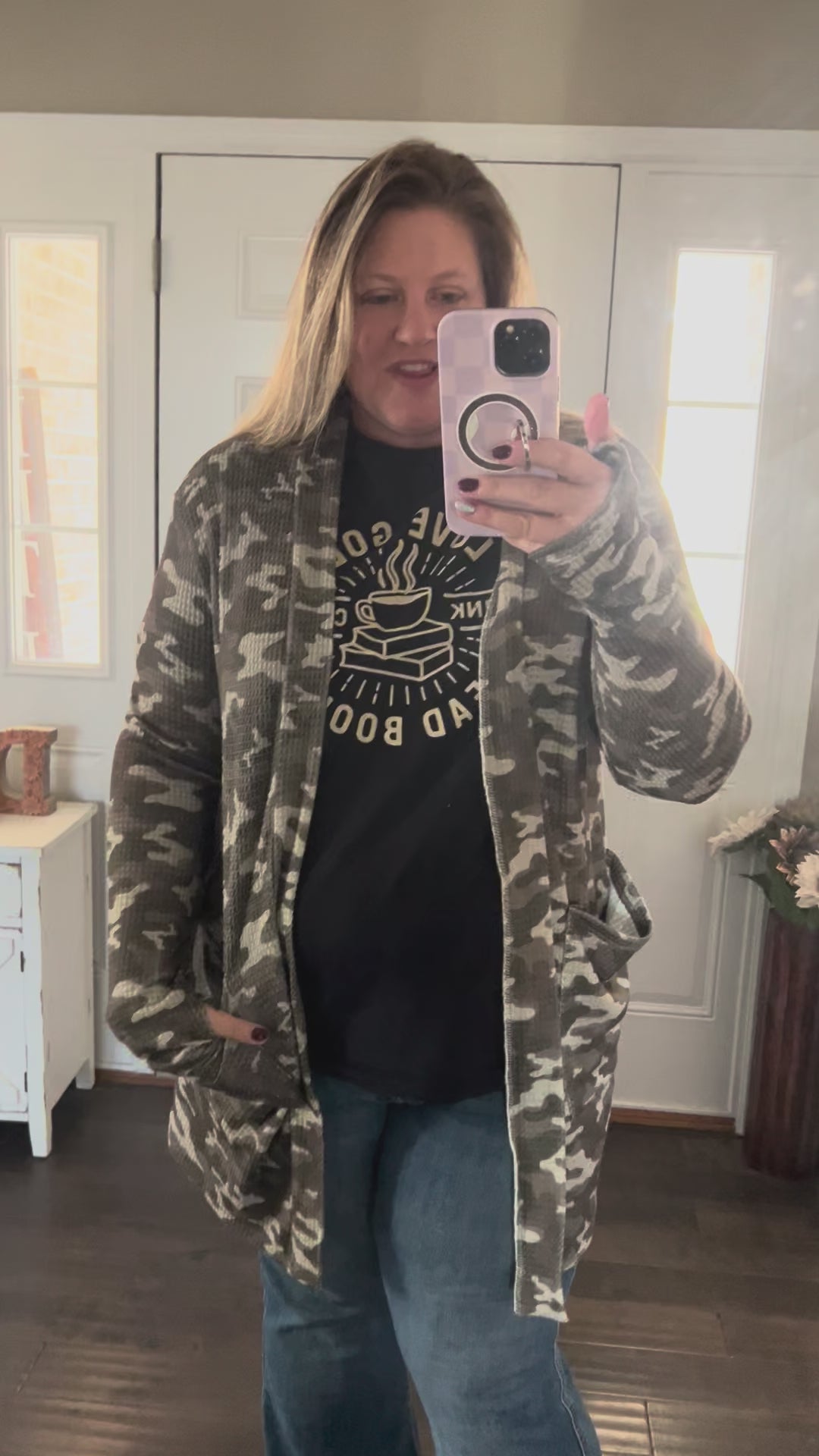 Lola Cardigan - Camo