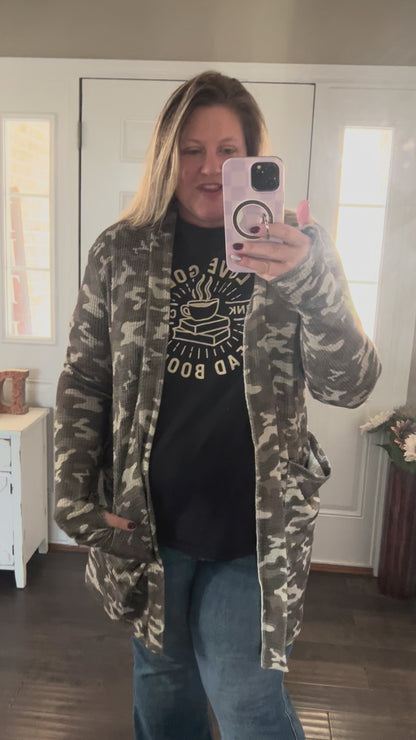 Lola Cardigan - Camo