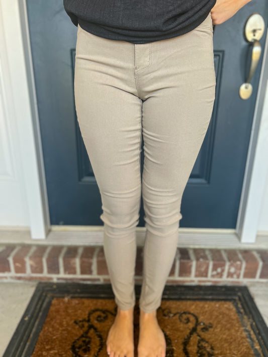 DOORBUSTER Hyperstretch Skinny Jeans - Khaki