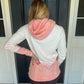 Ampersand Ave To Dye For Pink Doublehood Sweatshirt