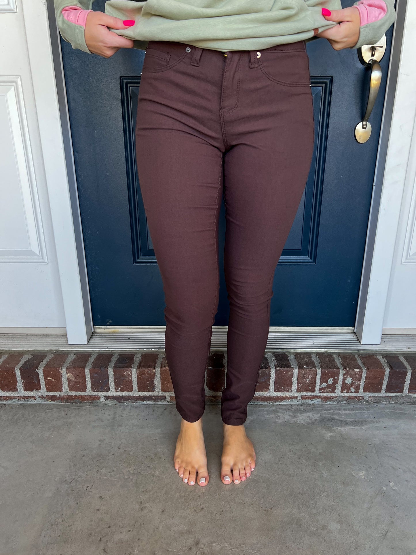 Hyperstretch Skinny Jeans - Cocoa